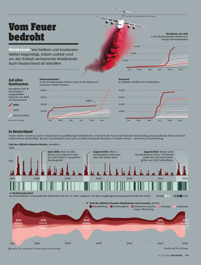 Infographic Page on wildfires